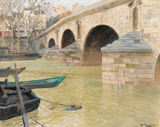 Most Marie w Paryżu - Frits Thaulow — widok dzieła