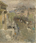 Widok na Paryż w pobliżu kościoła Madeleine - Frits Thaulow — widok dzieła