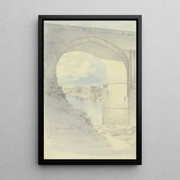 Fritz Bamberger - Durchblick durch den Bogen einer Brcke in Toledo.webp