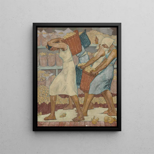 Fritz Erler - Frauen bei der Apfelernte.webp