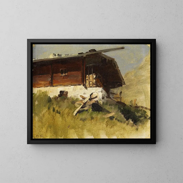 Berghof - Fritz Freund — oprawiony obraz na ścianie