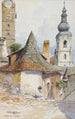 Stein an der Donau w Wachau - Fritz Lach — widok dzieła