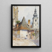 Stein an der Donau w Wachau - Fritz Lach — oprawiony obraz na ścianie