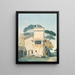 L'atelier de Raphaël et la Villa Borghese à Rome - Fritz Petzholdt — oprawiony obraz na ścianie