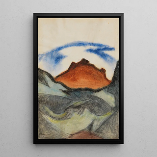 Fritz Stuckenberg - Ohne Titel Berglandschaft.webp