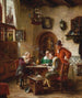 Les joueurs de cartes - Fritz Wagner — widok dzieła