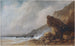 Une Côte Rocheuse en Tempête - Gabriel Hippolyte Lebas — widok dzieła
