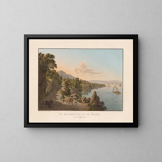 Gabriel Lory the Younger - Vue des bords du Lac de Genve prs St Gingouph.webp