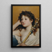 Tête de femme songeuse - Gabriel von Max — oprawiony obraz na ścianie