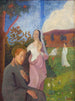 dekoracyjny La Vision de Saint François avec les Trois Vierges Blanches - Gad Frederik Clement — widok dzieła