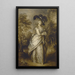 Georgiana, księżna Devonshire - Gainsborough Dupont — oprawiony obraz na ścianie