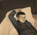 Chłopiec leżący - Magnus Enckell — widok dzieła