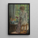 Młoda kobieta czytająca - Gari Melchers — oprawiony obraz na ścianie