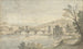 Widok na Ponte Molle w Rzymie - Gaspar Van Wittel — widok dzieła
