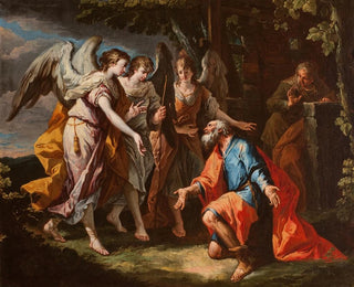 Gaspare Diziani - Abraham and the Angels.webp