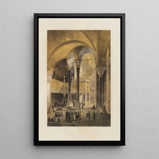 Gaspare Fossati - Aya Sofia Constantinople as recently restored by order of H M the sultan AbdulMedjid Pl08.webp
