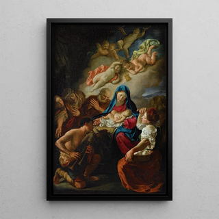 Gaspare Traversi - Adoration Of The Shepherds.webp