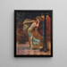 Tańca siedmiu zasłon - Gaston Bussière — oprawiony obraz na ścianie