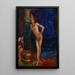 dwóch tancerek - Gaston Bussière — oprawiony obraz na ścianie