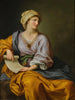 Portret Emmy Hamilton jako Sybilla - Gavin Hamilton — widok dzieła