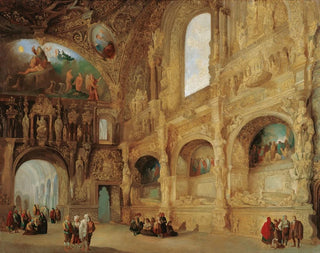 La chapelle Benavente à Medina de Rioseco - Genaro Pérez Villaamil — widok dzieła