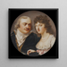 Georg J. Skjoldebrand 1761-1816, pułkownik, jego siostra Maria Elisabeth 1763-1842 - Johann Dominik Bossi — prezentacja dzieła na ścianie