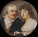Georg J. Skjoldebrand 1761-1816, pułkownik, jego siostra Maria Elisabeth 1763-1842 - Johann Dominik Bossi — aranżacja we wnętrzu