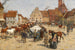 Un marché aux chevaux - Georg Carl Koch — widok dzieła