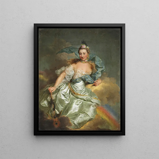 Georg David Matthieu - Allegorisk fremstilling af ung pige svvende p en sky.webp