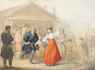 Georg Emmanuel Opitz - MerryMaking Outside A Tavern.webp