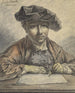 szkic autoportrait - Georg Friedrich Schmidt — widok dzieła