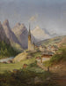 Widok na Heiligenblut - Georg Geyer — widok dzieła