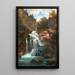 Szumująca kaskada - Georg Holub — oprawiony obraz na ścianie