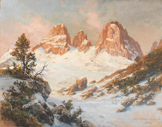 Georg Janny - Langkofelgruppe seen from the Pordoijoch.webp