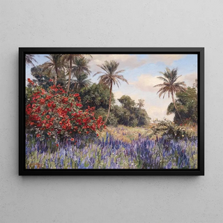 Georg Macco - Sdliche Landschaft mit Lavendel.webp