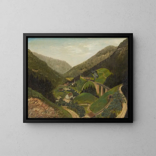 Georg Michael Zimmermann - The Hllental Railway near the Ravenna Bridge.webp