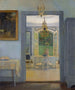 wnętrza z popołudniowym słońcem - Georg Nicolai Achen — widok dzieła