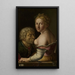 Caritas Romana - Georg Pencz — oprawiony obraz na ścianie