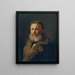 Le peintre Carl Teibler, le père de l'artiste - Georg Teibler — oprawiony obraz na ścianie