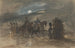 obozu w Chobham w 1853 roku z oficerami i wartownikiem - George Bryant Campion — widok dzieła