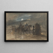obozu w Chobham w 1853 roku z oficerami i wartownikiem - George Bryant Campion — oprawiony obraz na ścianie