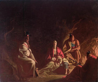 Uchwycony przez Indian - George Caleb Bingham — widok dzieła