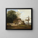 Scena z chaty - George Caleb Bingham — oprawiony obraz na ścianie