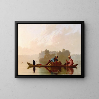 George Caleb Bingham - Fur Traders Descending the Missouri.webp
