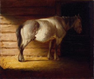 Stary koń z pola - George Caleb Bingham — widok dzieła