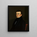 Autoportret - George Caleb Bingham — oprawiony obraz na ścianie