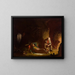 Les voyageurs tardifs - George Caleb Bingham — oprawiony obraz na ścianie