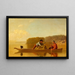 Le retour des trappeurs - George Caleb Bingham — oprawiony obraz na ścianie