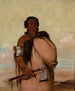 Ah-Sho-Cole Rotten Foot, un guerrier reconnu - George Catlin — widok dzieła