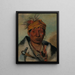 Ah-Yaw-Ne-Tak-Or-Ron wojownik - George Catlin — oprawiony obraz na ścianie